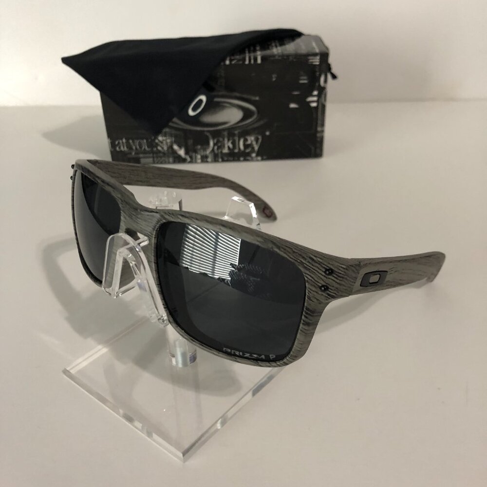 Woodgrain Prizm Polarized OAKLEY HOLBROOK Black Lenses 9102 - Picture 5 of 8